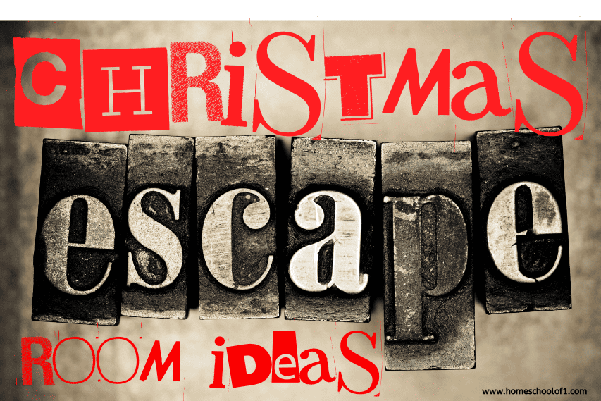 CHRISTMAS ESCAPE ROOM IDEAS