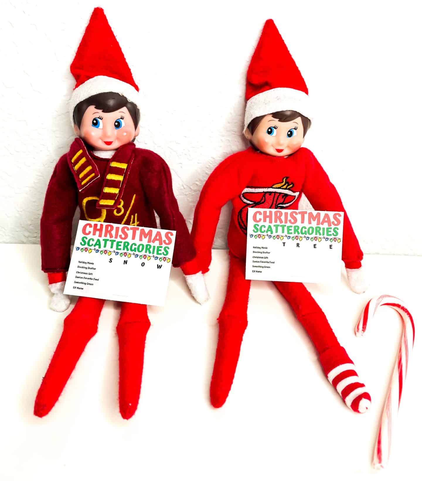 ELF ON THE SHELF SCATTERGORIES