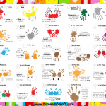 alphabet handprint art a-z