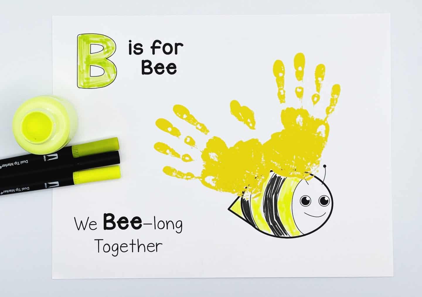 bee handprint