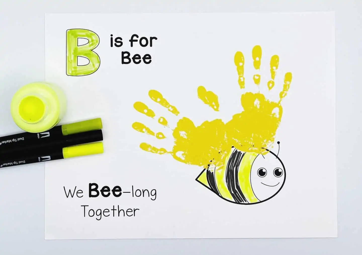 bee handprint