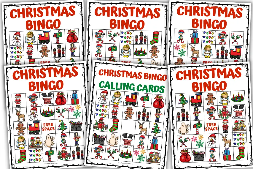 Free Printable Christmas Bingo Perfect For All The Family