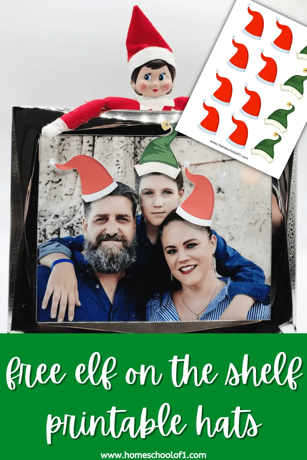 elf on the shelf printable hat