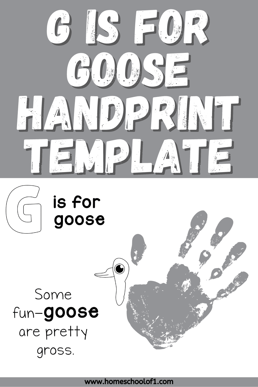 goose handprint