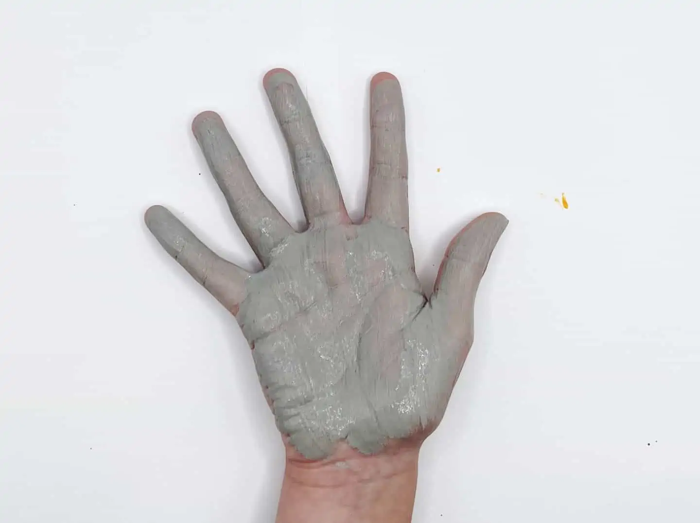 grey handprint