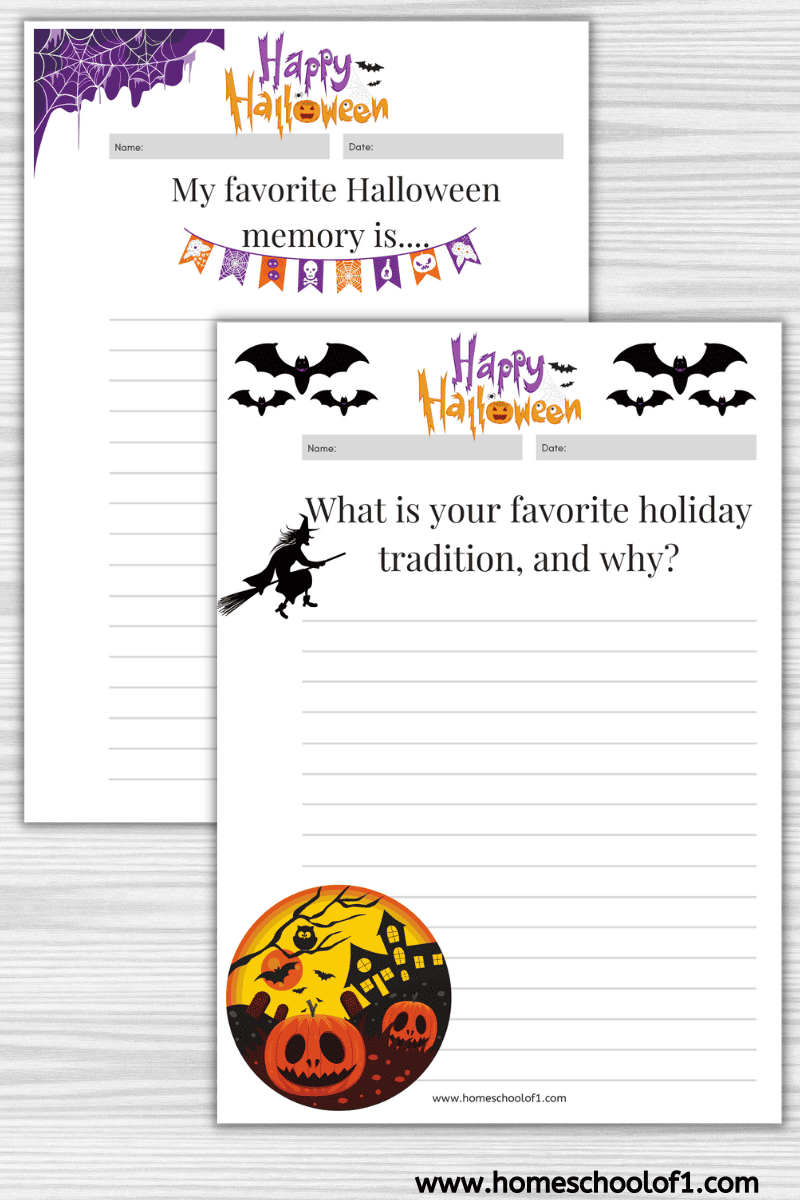 halloween free writing prompts