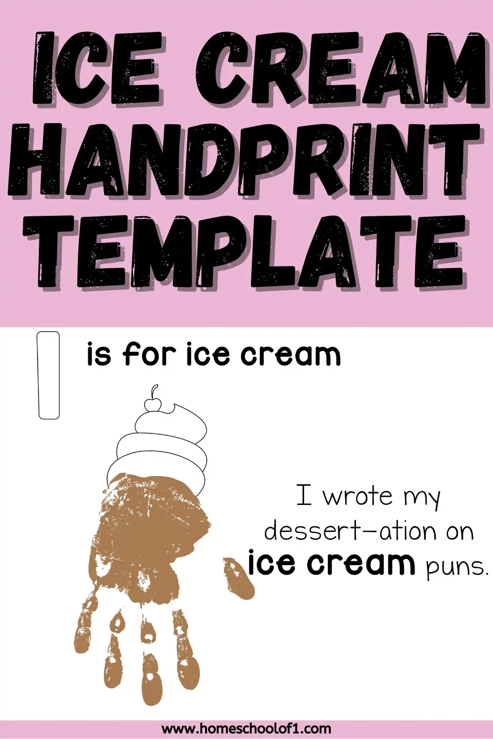 ice cream handprint