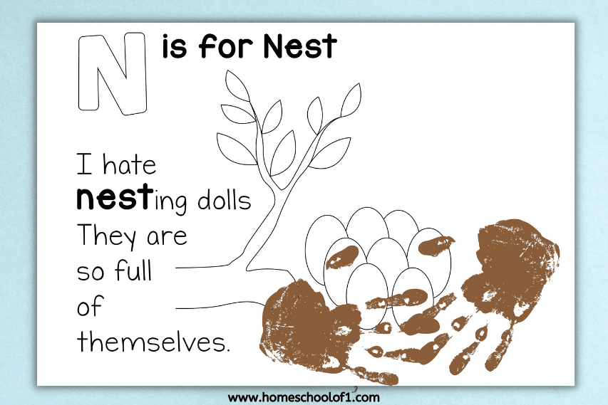 nest handprint