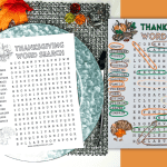 thanksgiving word search