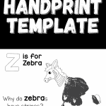 zebra handprint