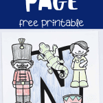 LETTER N COLORING PAGE FREE PRINTABLE