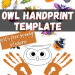 handprint owl art