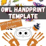handprint owl art
