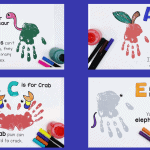 alphabet handprint templates