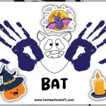 bat handprint template