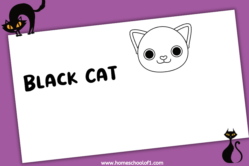 cat handprint template
