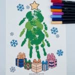 christmas tree handprint