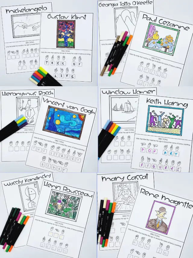ASL Fun - Free sign language worksheets for kids