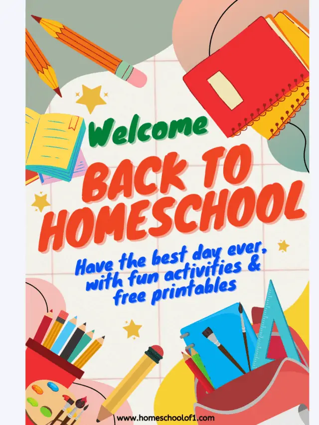 first day of homeschool ideas