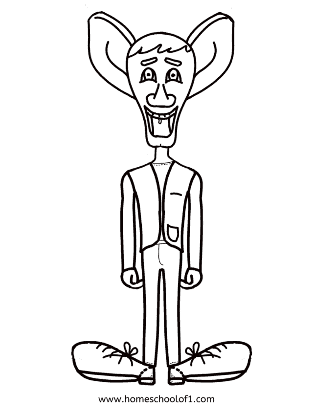 roald dahl colouring sheets