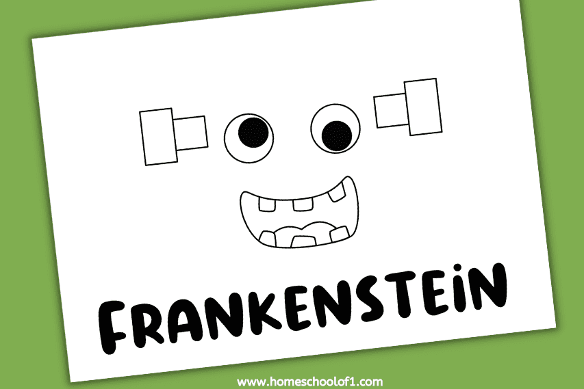 frankenstein handprint craft