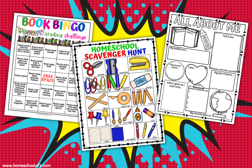 free first day of homeschool printables