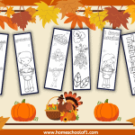 free thanksgiving bookmarks to color