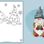 gnome handprint template