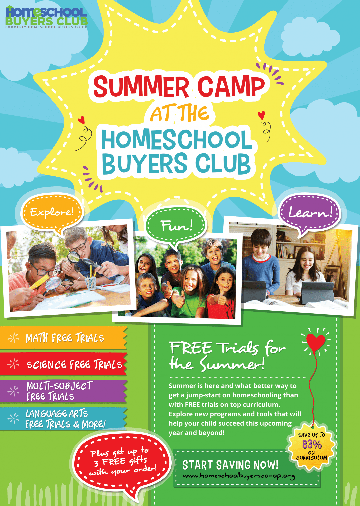 homeschool buyers club summer learning