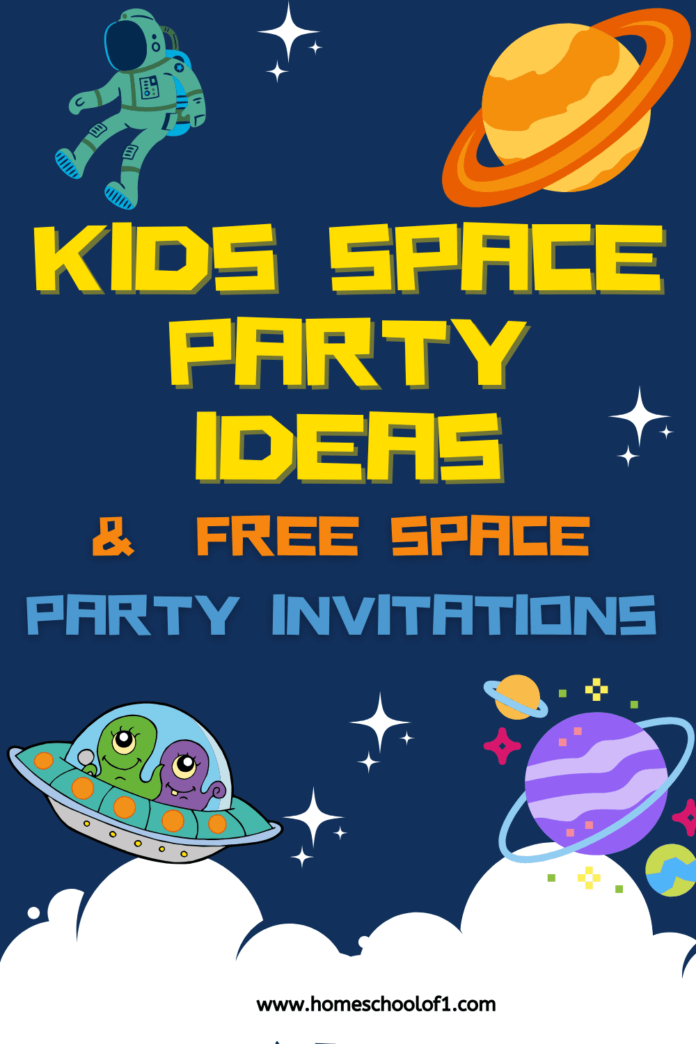 kids space themed party