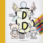 Free printable letter B coloring sheet with fun and engaging images of items that start with B—bear, bunny, balloon, ballerina, Bible, basket, butterflies, and bagpipes. A great resource for learning letters in early education.