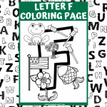 letter f coloring sheet