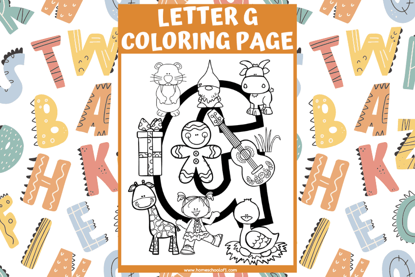 letter g coloring sheet