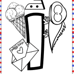 letter i coloring sheet