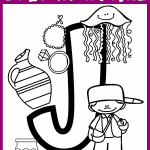 letter j coloring page