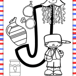 letter j coloring sheet