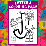 letter j coloring sheet