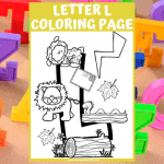 letter l coloring sheet