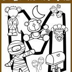 letter m coloring page