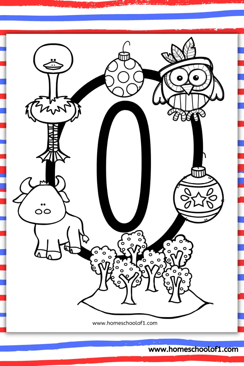 letter o coloring sheet