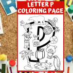 letter p coloring sheet