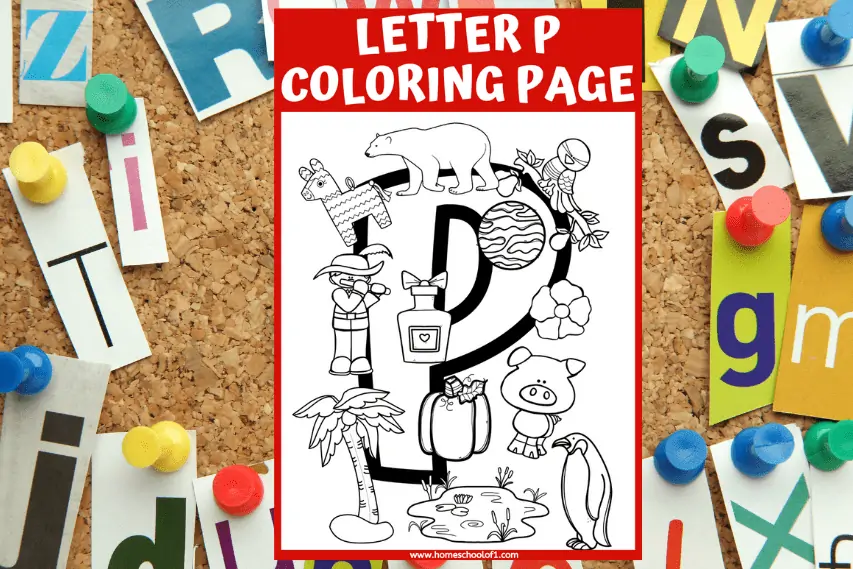 Letter P Coloring Page: 18 Activities & Free Printable Worksheets