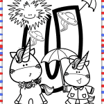 letter u coloring sheet