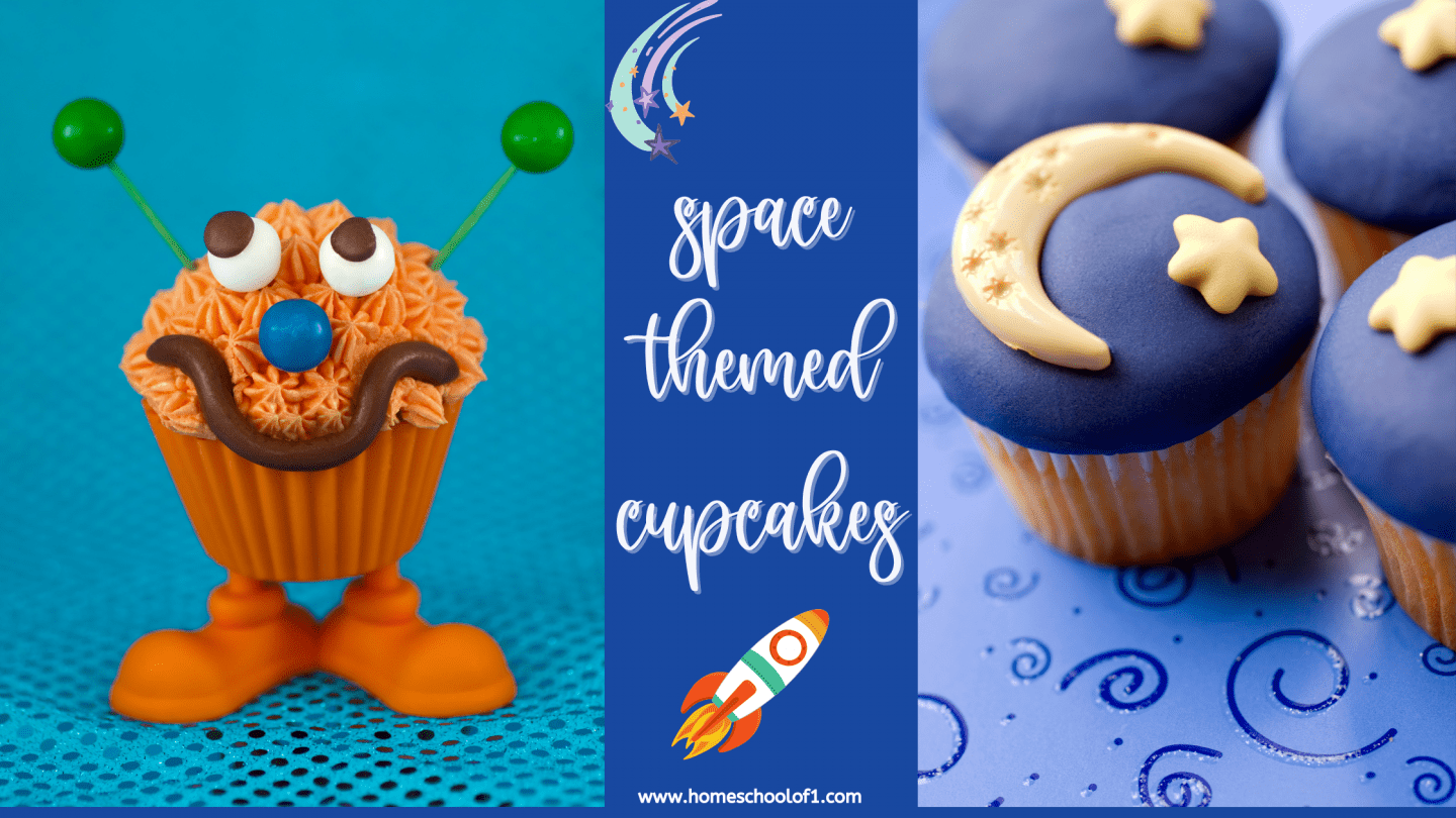 space themed cupcakes