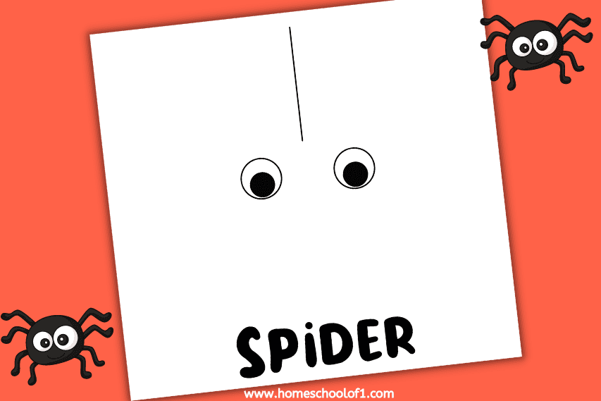 spider handprint template