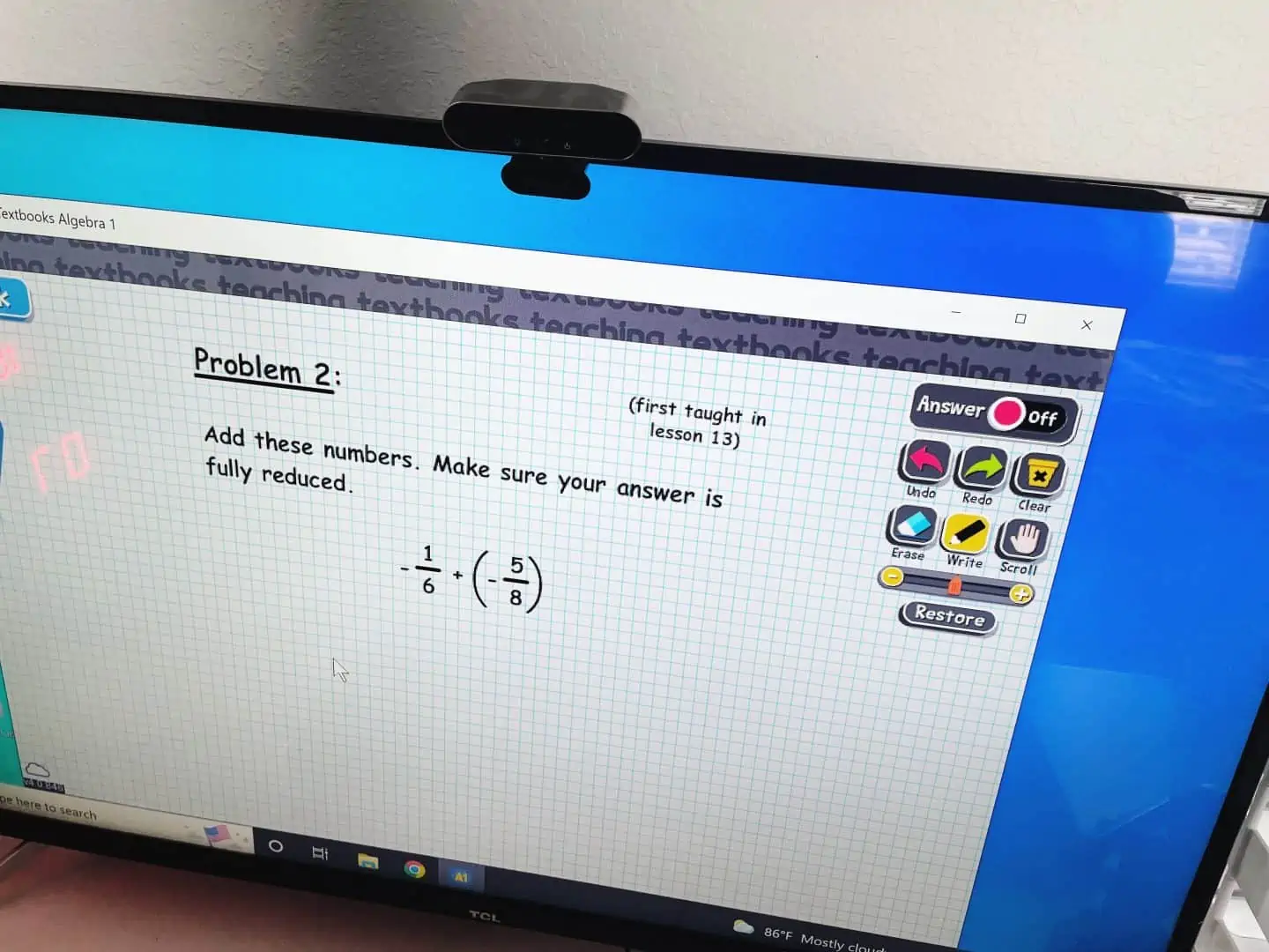 teaching textbook scratchpaper