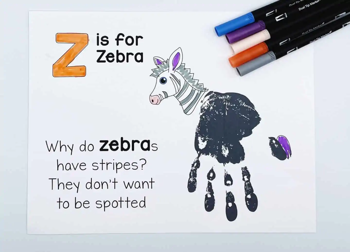 z is for zebra
