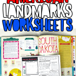 AMERICAN LANDMARKS WORKSHEETS