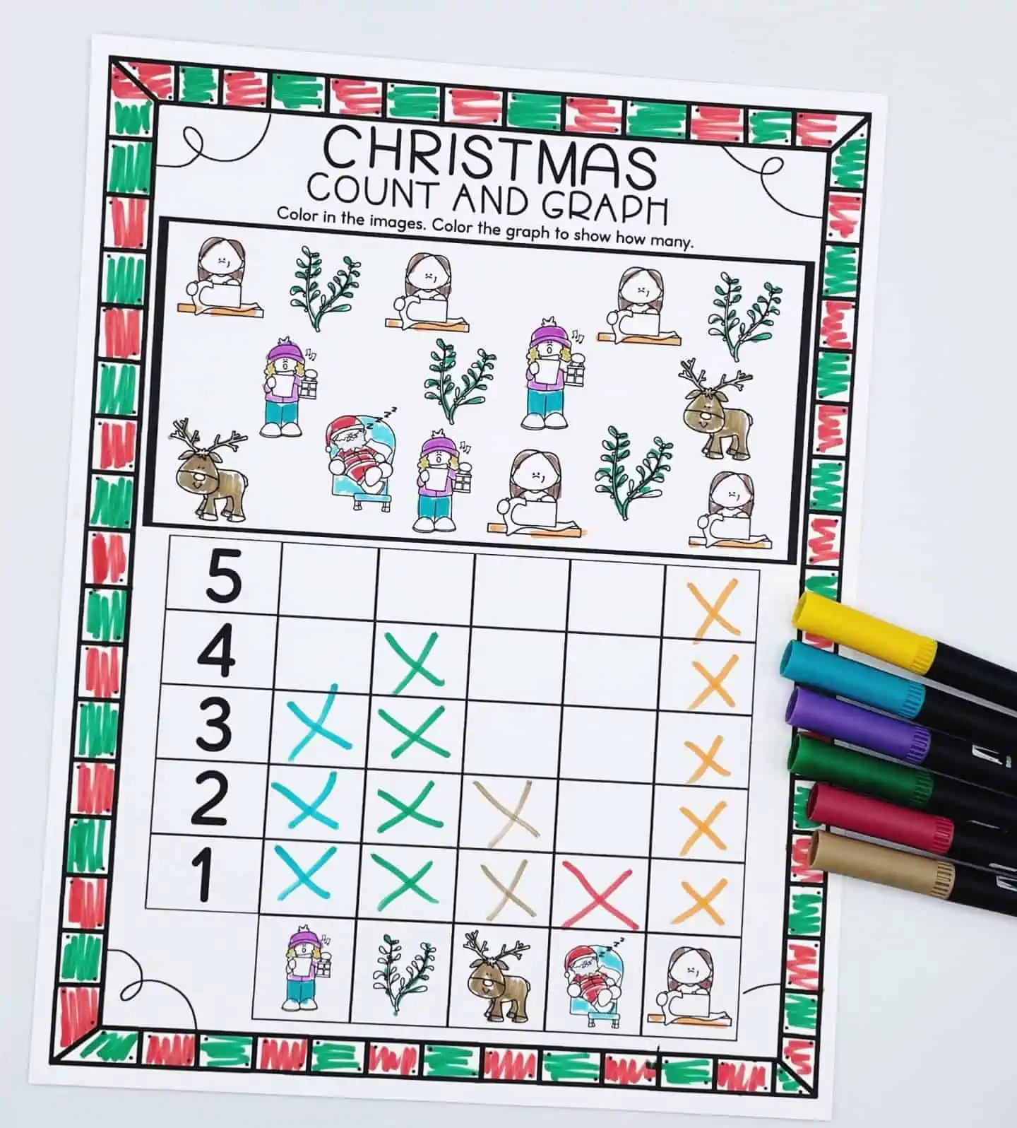 Christmas count and graph