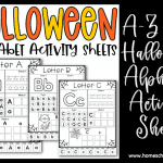 Halloween alphabet activities